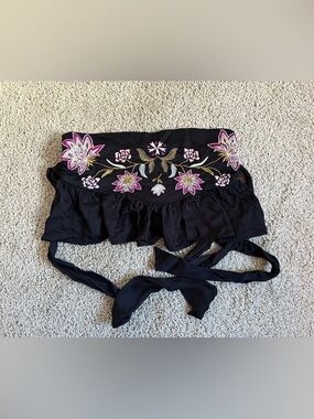 Free People Embroidered Top.